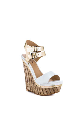 Nude Wedge Shoes
